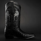 Rodeo Cartie Men”s 908 J Toe Original Caiman Belly Boot–Midnight - OriginalWestern.com