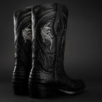 Rodeo Cartie Men”s 908 J Toe Original Caiman Belly Boot–Midnight - OriginalWestern.com