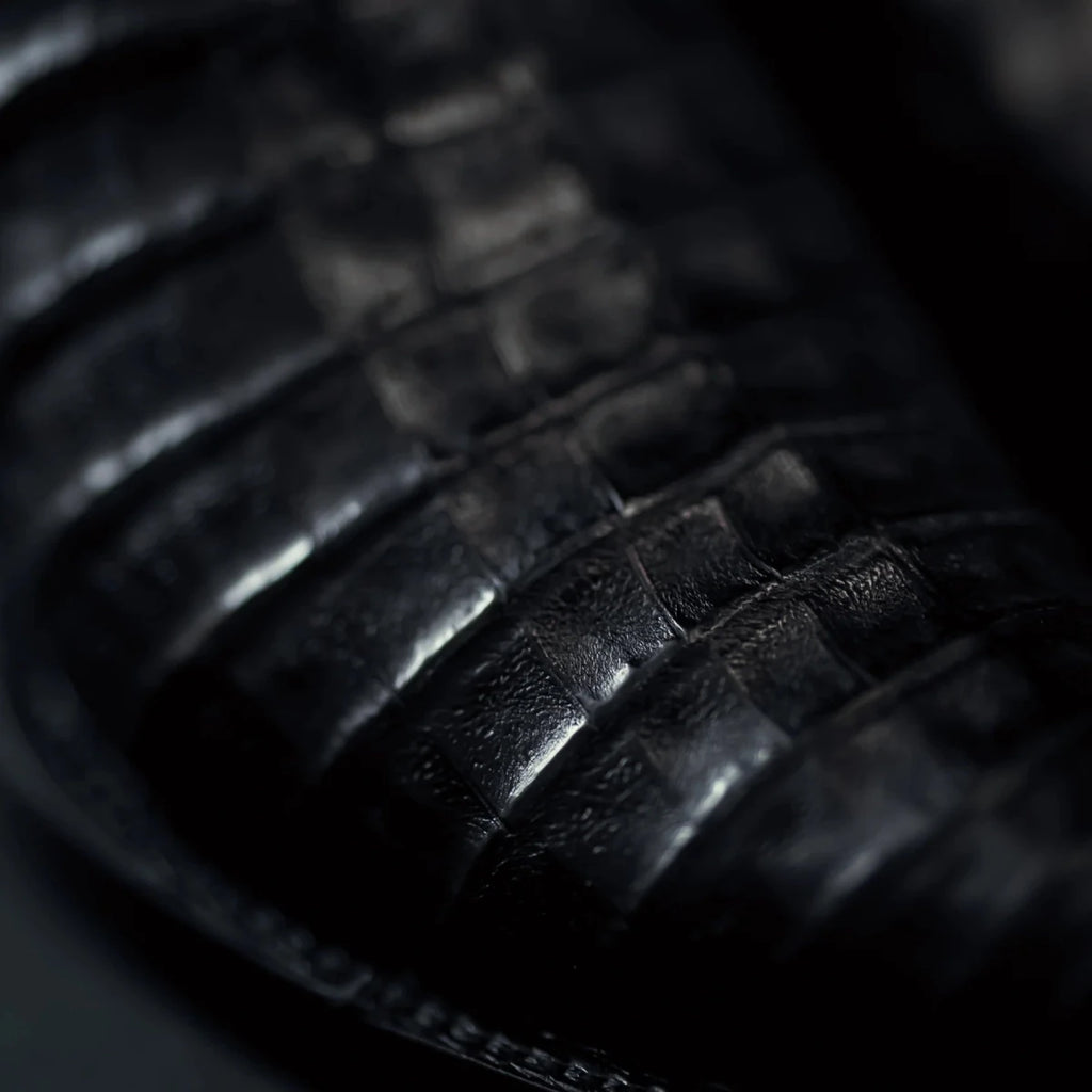 Rodeo Cartie Men”s 908 J Toe Original Caiman Belly Boot–Midnight - OriginalWestern.com