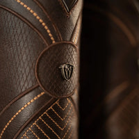 Rodeo Cartie Men”s American Alligator Tribute Cutter Boot–Tan - OriginalWestern.com