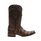 Rodeo Cartie Men's American Alligator Tribute Dubai Square Toe Boot – Tan - OriginalWestern.com