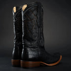 Rodeo Cartie Men's Denver Caiman Belly Tribute Boot–Midnight - OriginalWestern.com