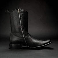 Rodeo Cartie Men”s Dubai Cutter Leather Boot– Black - OriginalWestern.com