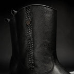 Rodeo Cartie Men”s Dubai Cutter Leather Boot– Black - OriginalWestern.com