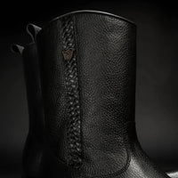 Rodeo Cartie Men”s Dubai Cutter Leather Boot– Black - OriginalWestern.com