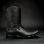 Rodeo Cartie Men”s Dubai Cutter Leather Boot– Black - OriginalWestern.com