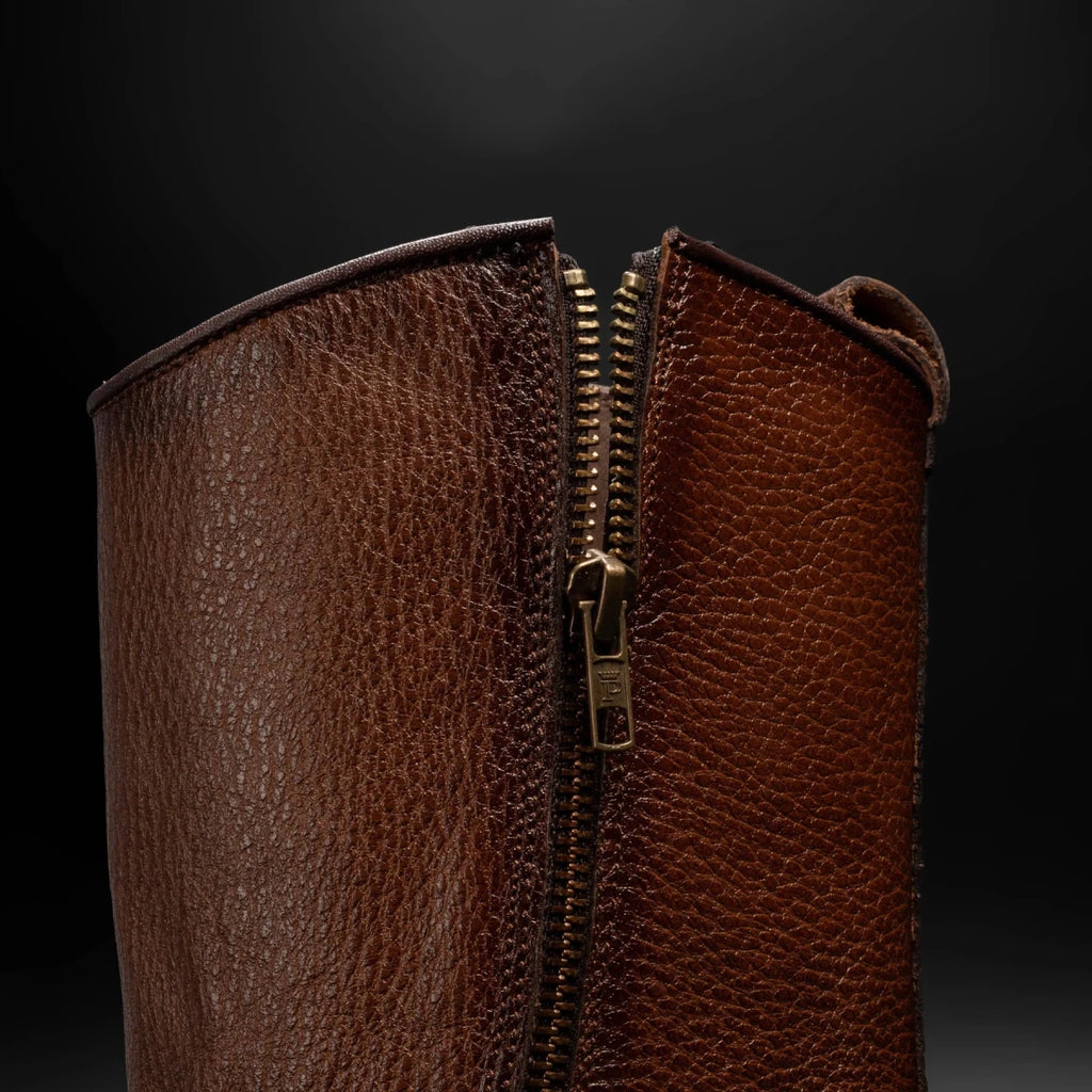 Rodeo Cartie Men”s Dubai Cutter Leather Boot– Cognac - OriginalWestern.com