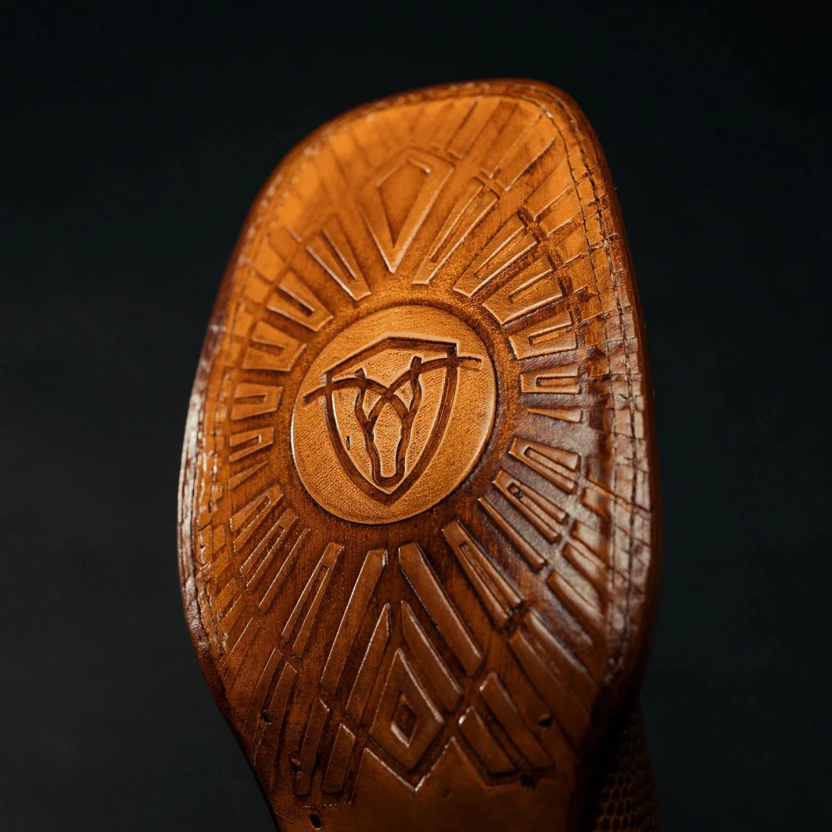 Rodeo Cartie Men”s Mamba Lizard Tribute Cowboy Ankle Square Toe Boot–Sunlit Sand - OriginalWestern.com