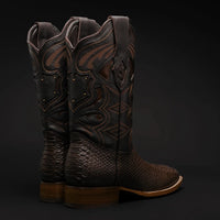 Rodeo Cartie Men”s Mamba Phyton Tribute Boot–Belt Combo–Tobacco - OriginalWestern.com