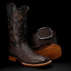 Rodeo Cartie Men”s Mamba Phyton Tribute Boot–Belt Combo–Tobacco - OriginalWestern.com