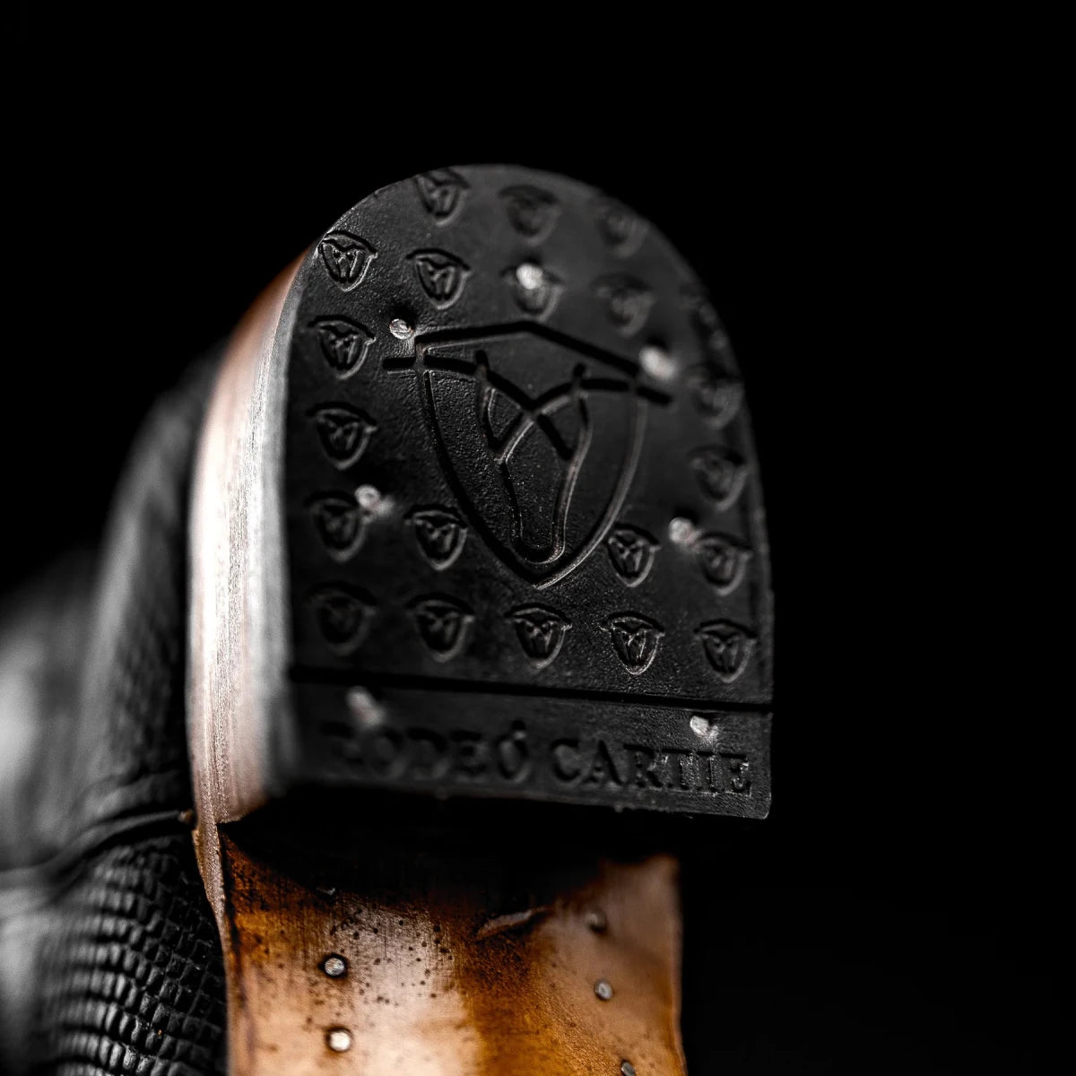 Rodeo Cartie Men”s Mamba Phyton Tribute Square Toe Boot – Black - OriginalWestern.com