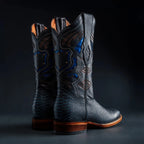 Rodeo Cartie Men”s Mamba Phyton Tribute Square Toe Boot–Dark Knight - OriginalWestern.com