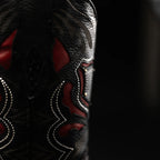 Rodeo Cartie Men”s Mamba Phyton Tribute Square Toe Boot–Red Venom - OriginalWestern.com