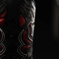 Rodeo Cartie Men”s Mamba Phyton Tribute Square Toe Boot–Red Venom - OriginalWestern.com