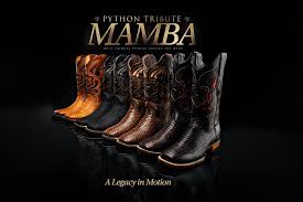 Rodeo Cartie Men's Mamba Phyton Tribute Square Toe Boots – Black - OriginalWestern.com