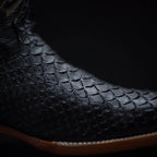 Rodeo Cartie Men's Mamba Series II Phyton Print Square Toe Boots – Black - OriginalWestern.com
