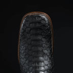 Rodeo Cartie Men's Mamba Series II Phyton Print Square Toe Boots – Black - OriginalWestern.com
