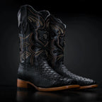 Rodeo Cartie Men's Mamba Series II Phyton Print Square Toe Boots – Black - OriginalWestern.com