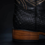 Rodeo Cartie Men's Mamba Series II Phyton Print Square Toe Boots – Black - OriginalWestern.com
