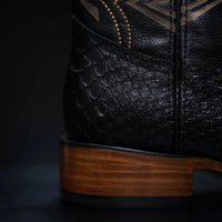 Rodeo Cartie Men's Mamba Series II Phyton Print Square Toe Boots – Black - OriginalWestern.com