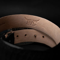 Rodeo Cartie Men”s Mamba Strike Phyton Square Toe Boot–Belt Combo–Midnight - OriginalWestern.com