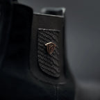 Rodeo Cartie Men”s Mamba Strike Python Tribute Ankle Toe Boot–Midnight - OriginalWestern.com