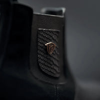 Rodeo Cartie Men”s Mamba Strike Python Tribute Ankle Toe Boot–Midnight - OriginalWestern.com