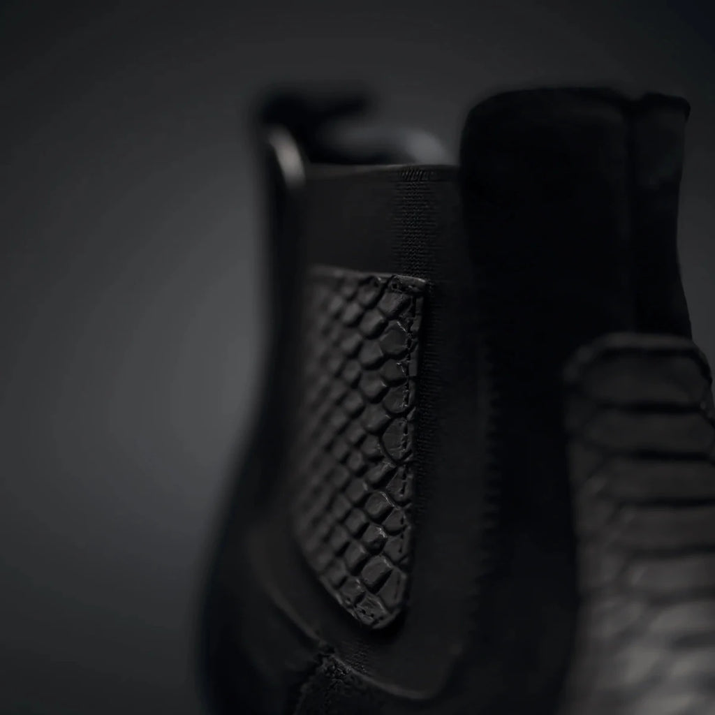 Rodeo Cartie Men”s Mamba Strike Python Tribute Ankle Toe Boot–Midnight - OriginalWestern.com