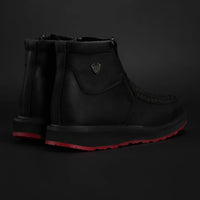 Rodeo Cartie Men”s Marcoa Contemporany Braided Western Boot–Black - OriginalWestern.com