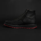 Rodeo Cartie Men”s Marcoa Contemporany Braided Western Boot–Black - OriginalWestern.com