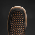 Rodeo Cartie Men”s Marcoa Contemporany Braided Western Boot–Brown - OriginalWestern.com