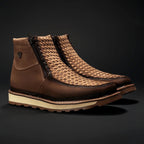 Rodeo Cartie Men”s Marcoa Contemporany Braided Western Boot–Tobacco - OriginalWestern.com