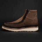 Rodeo Cartie Men”s Marcoa Contemporany Braided Western Boot–Tobacco - OriginalWestern.com
