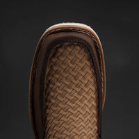 Rodeo Cartie Men”s Marcoa Contemporany Braided Western Boot–Tobacco - OriginalWestern.com