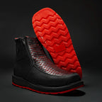 Rodeo Cartie Men's Marcoa Contemporany Phyton Western Boot–Red Venom - OriginalWestern.com