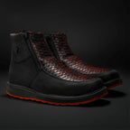 Rodeo Cartie Men's Marcoa Contemporany Phyton Western Boot–Red Venom - OriginalWestern.com