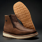 Rodeo Cartie Men's Marcoa Contemporany Phyton Western Boot–Tobacco - OriginalWestern.com