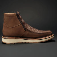 Rodeo Cartie Men's Marcoa Contemporany Phyton Western Boot–Tobacco - OriginalWestern.com