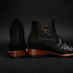 Rodeo Cartie Men”s Monster Fish Royal Pirarucu 4D Boot–Black - OriginalWestern.com
