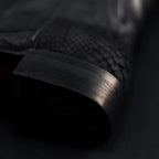 Rodeo Cartie Men”s Phyton Original Exotic Cowboy Western Boot–Black Matte - OriginalWestern.com