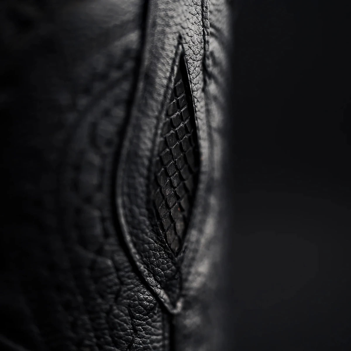 Rodeo Cartie Men”s Phyton Original Exotic Cowboy Western Boot–Black Matte - OriginalWestern.com