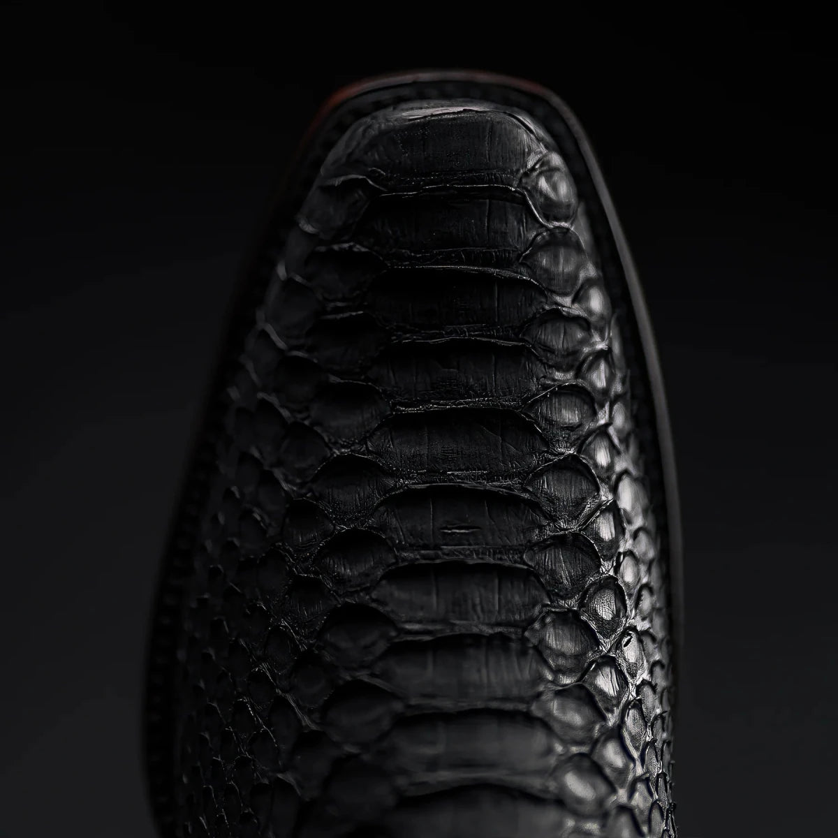 Rodeo Cartie Men's Roma Frontier Exotic Original Phyton Boots–Black - OriginalWestern.com