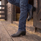 Rodeo Cartie Men's Sierra Phyton Tribute J-Toe Western Cowboy Boots – Black Matte - OriginalWestern.com