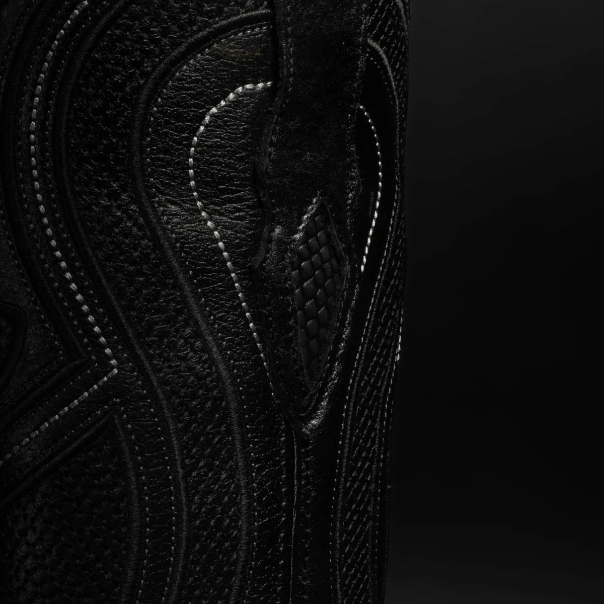 Rodeo Cartie Men”s Sierra Phyton Tribute Western Boot–Black Matte - OriginalWestern.com