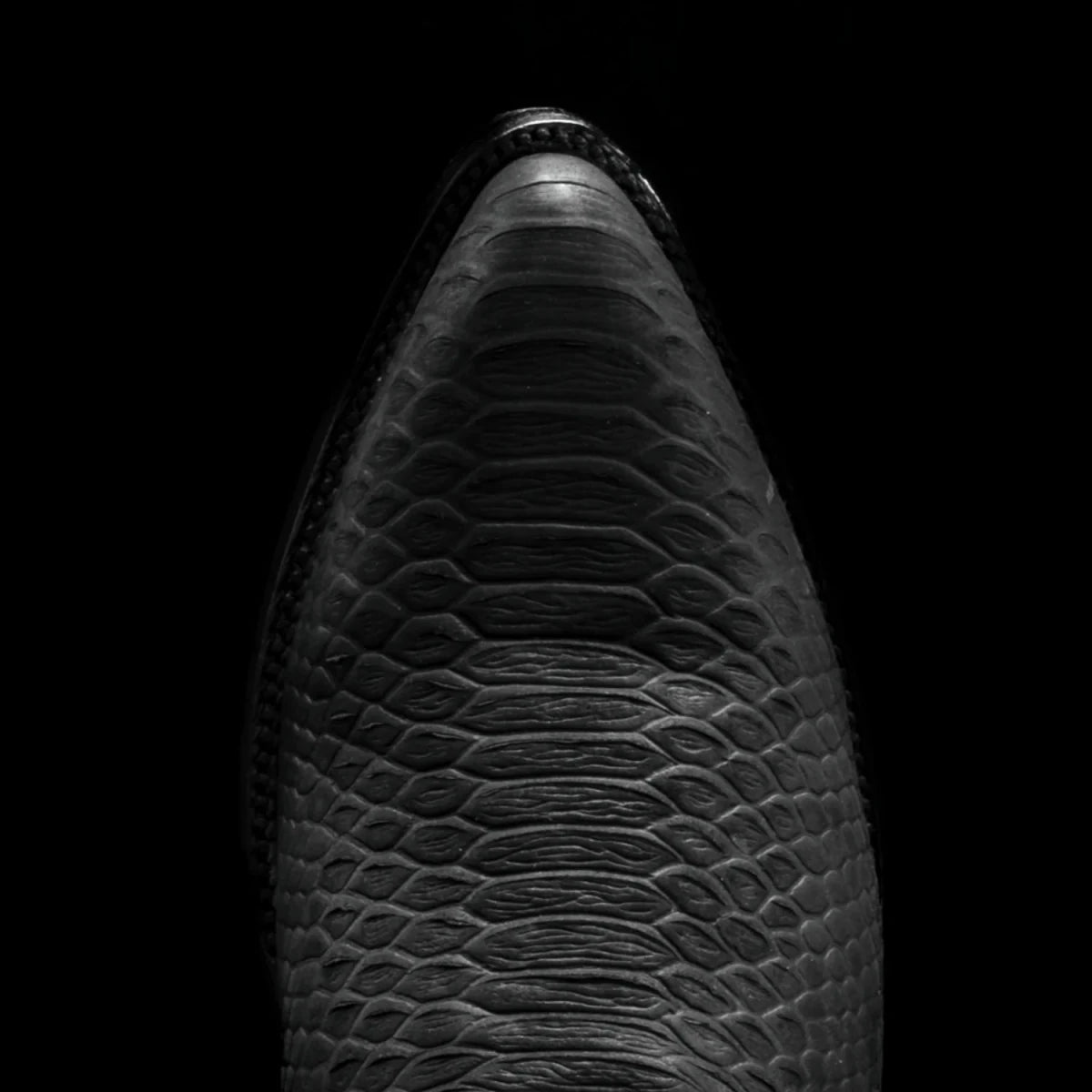 Rodeo Cartie Men”s Sierra Phyton Tribute Western Boot–Black Matte - OriginalWestern.com