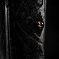 Rodeo Cartie Phyton Original Exotic Cowboy Western Boots–Black Mate - OriginalWestern.com