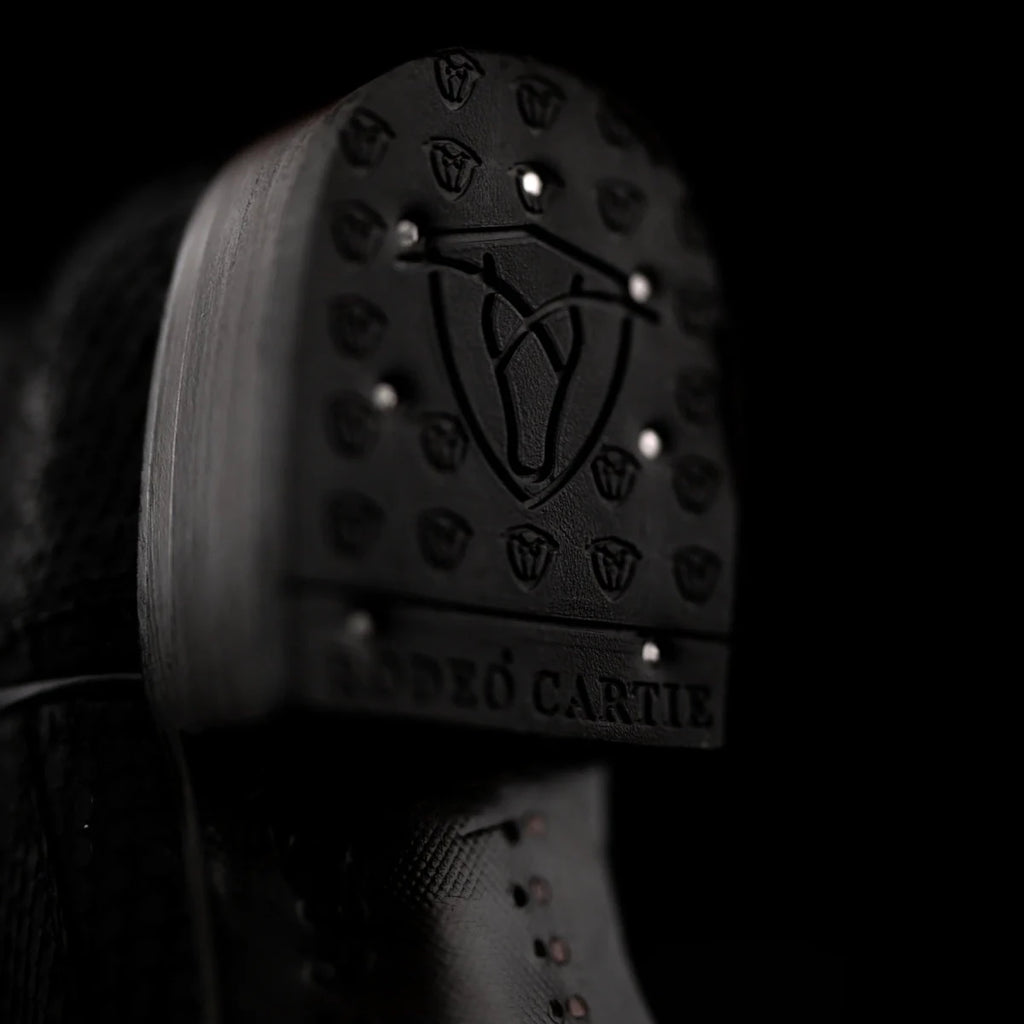 Rodeo Cartie Phyton Original Exotic Cowboy Western Boots–Black Mate - OriginalWestern.com