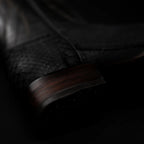 Rodeo Cartie Phyton Original Exotic Cowboy Western Boots–Black Mate - OriginalWestern.com