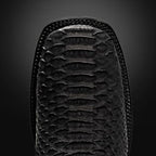 Rodeo Cartie Phyton Original Exotic Cowboy Western Boots–Black Matte .. - OriginalWestern.com