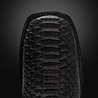 Rodeo Cartie Phyton Original Exotic Cowboy Western Boots–Black Matte .. - OriginalWestern.com